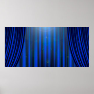 Póster Theatre movie theater curtain strip
