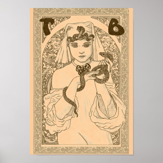 Póster Theda Bara (Frente)