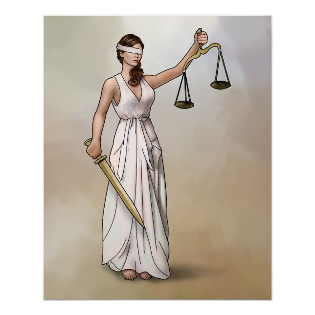 Póster Themis - Lady Justice (Anverso)