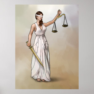 Póster Themis - Lady Justice