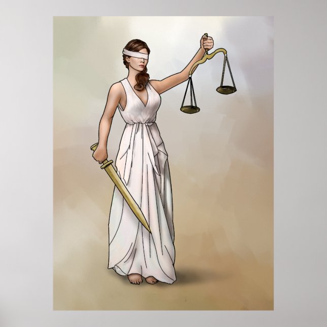 Póster Themis - Lady Justice (Frente)