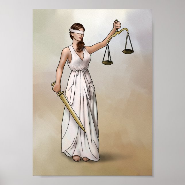 Póster Themis - Lady Justice (Frente)