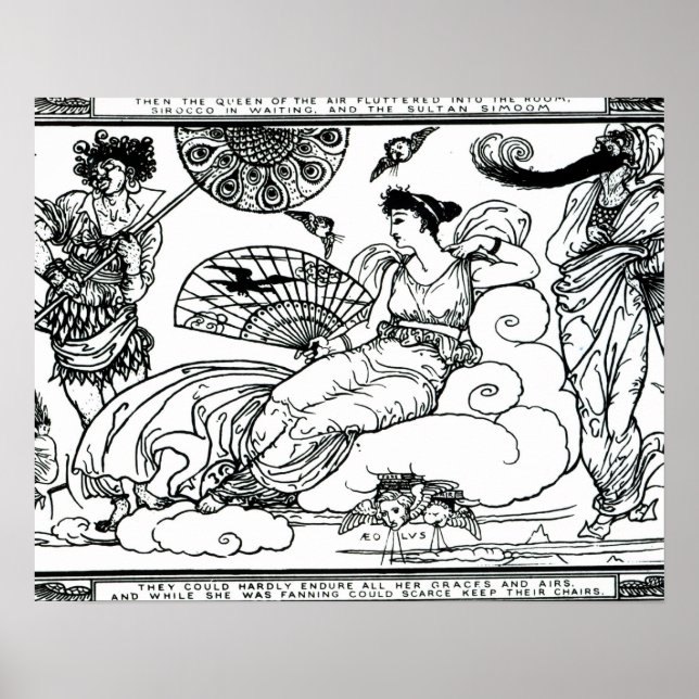 Póster 'Then The Queen of the Air Fluttered into The Room (Frente)