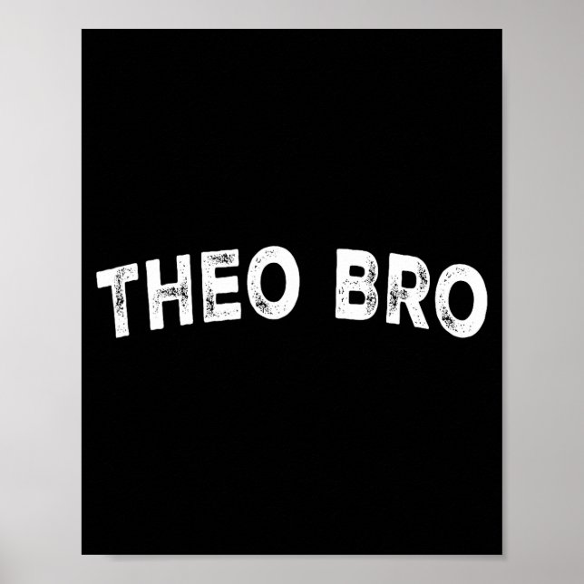 Póster Theo Bro  (Frente)