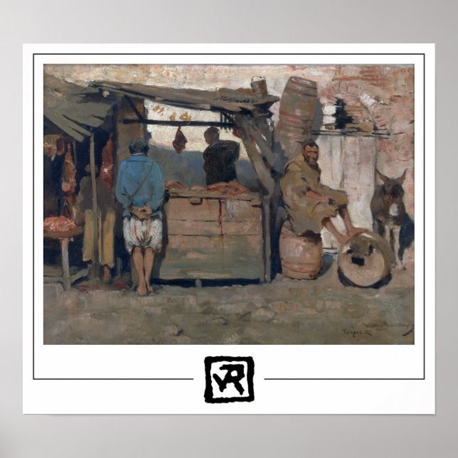 Póster Théo van Rysselberghe Zedign Art Poster #186 (Frente)