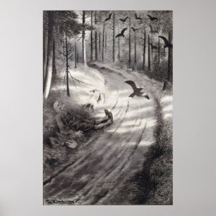 Póster Theodor Kittelsen Fattigmannen (El Pobre)