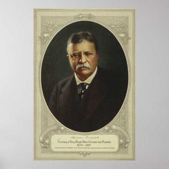 Póster Theodore Roosevelt (Frente)
