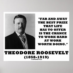 Póster Theodore Roosevelt Lejos de la mejor oferta de vid