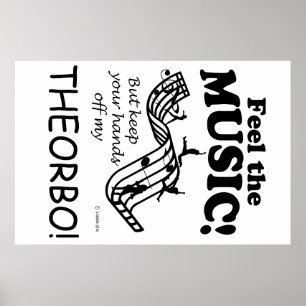 Póster Theorbo Siente La Música