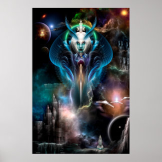 Póster Thera Queen Of The Galaxy Wall Poster