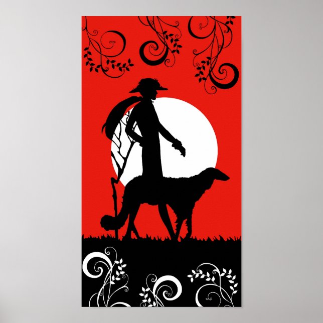 Póster THERESA en rojo (Frente)