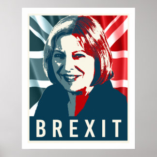 Póster Theresa May Brexit - -
