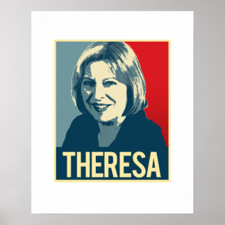 Póster Theresa Propaganda Poster -
