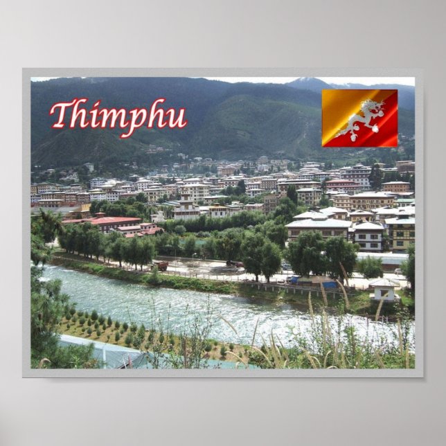 Póster Thimphu - (Frente)