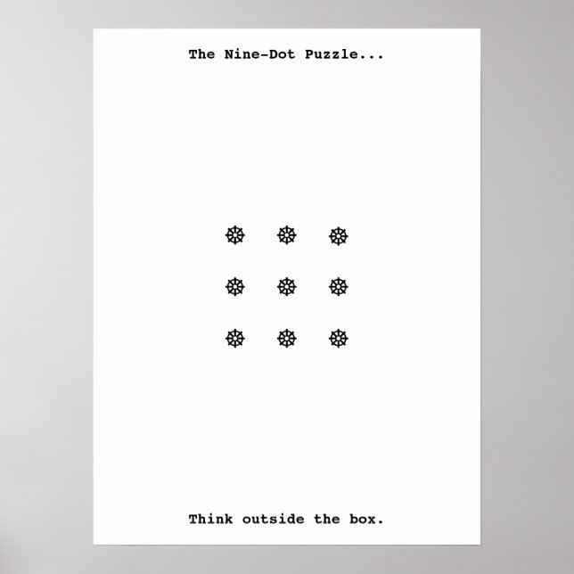 Póster Think Outside the Box: El rompecabezas de los nuev (Frente)