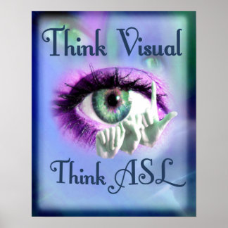 Póster Think Visual 2012 poster