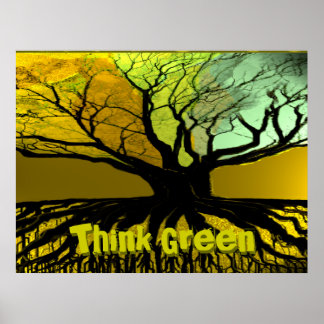 Póster ThinkGreen4, Think Green, Think Green