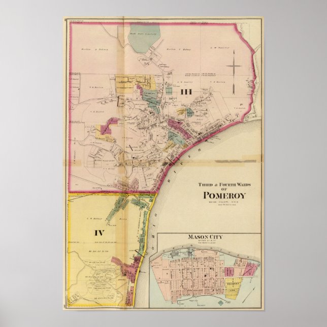 Póster Third and fourth wards of Pomeroy (Frente)