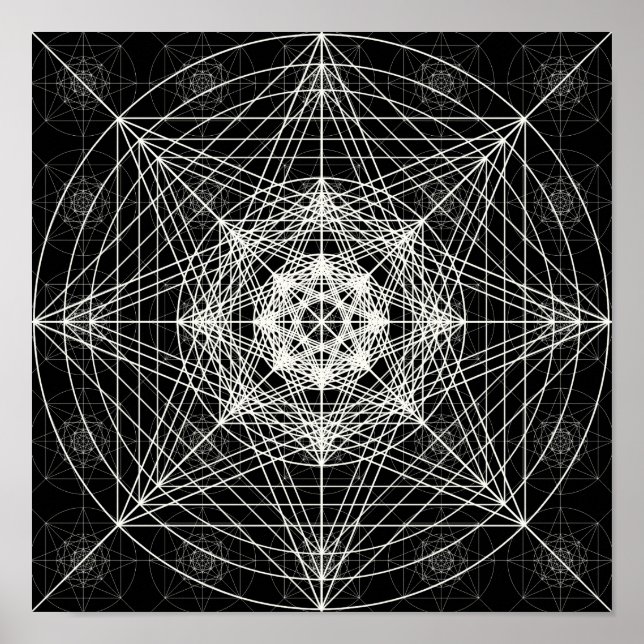 Póster Third Dimensional Sacred Geometry (Frente)