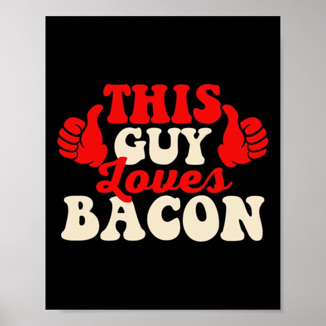 Póster This Guy Loves Con - Con Lover Bbq Pork Grilling  (Frente)
