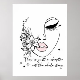 Póster This is Just a Chapter Positive Quote 