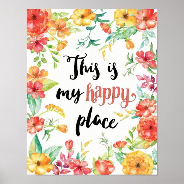 Póster This Is My Happy Place (Frente)