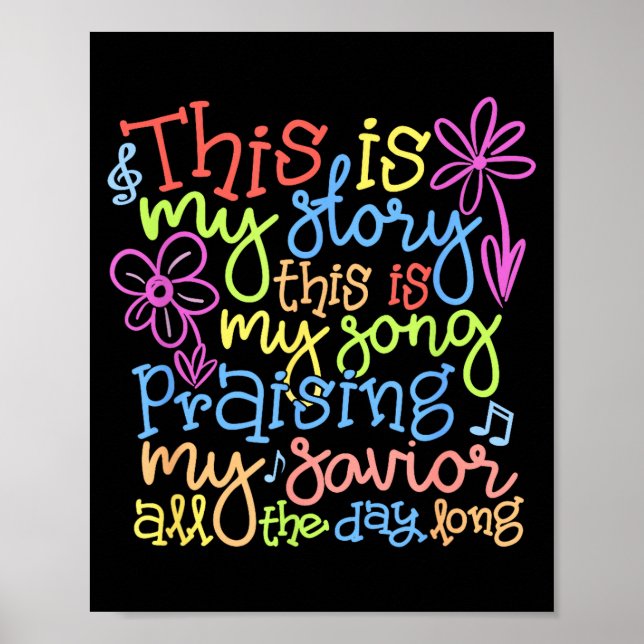 Póster This Is My Story - Christian Faith Gift  (Frente)