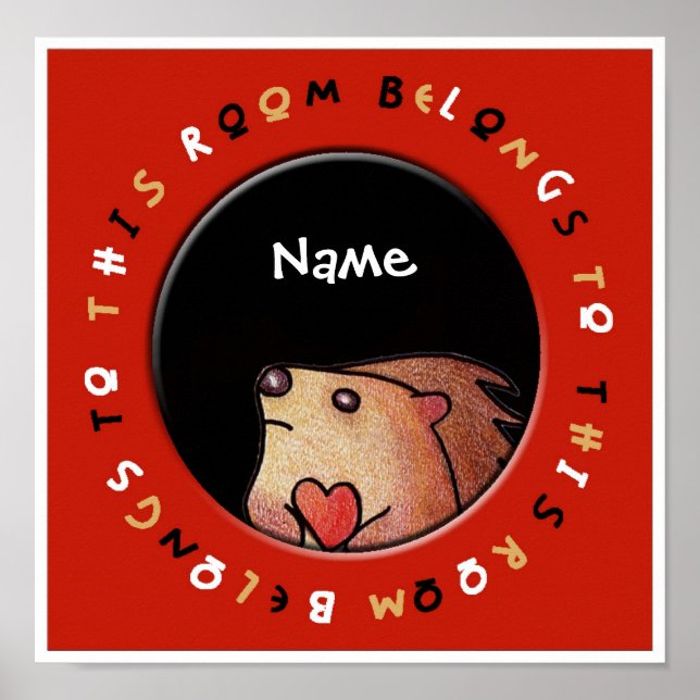 Póster This Room Belongs To - Poster! (Frente)