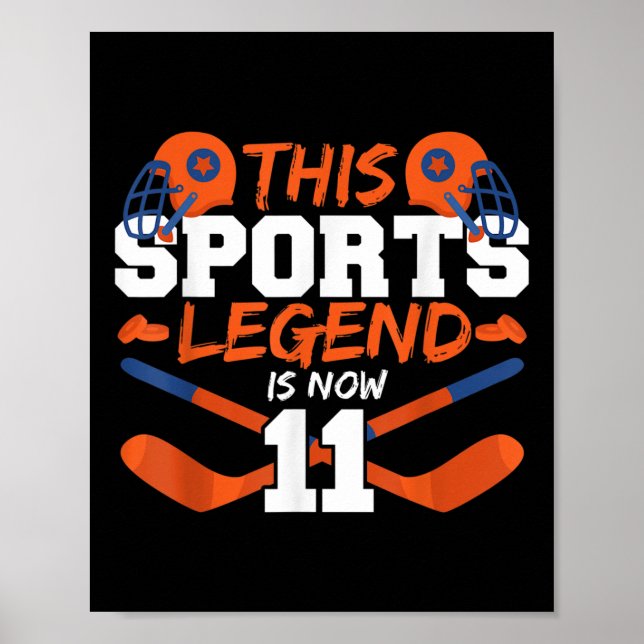 Póster This Sports Legend Is Now 11  (Frente)