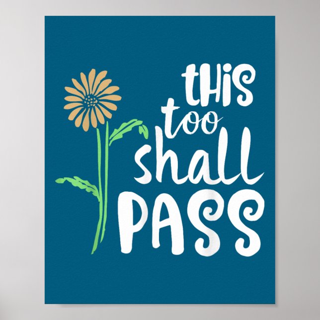Póster This Too Shall P Motivational  (Frente)