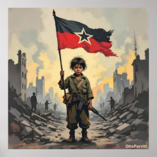 PÓSTER THIS WAR WILL NEVER END