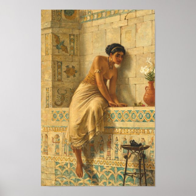 Póster Thisbe, Edwin Long (inglés, 1829 - 1891) (Frente)