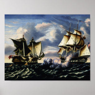 Póster Thomas Chambers - Capture of H.B.M. Frigate