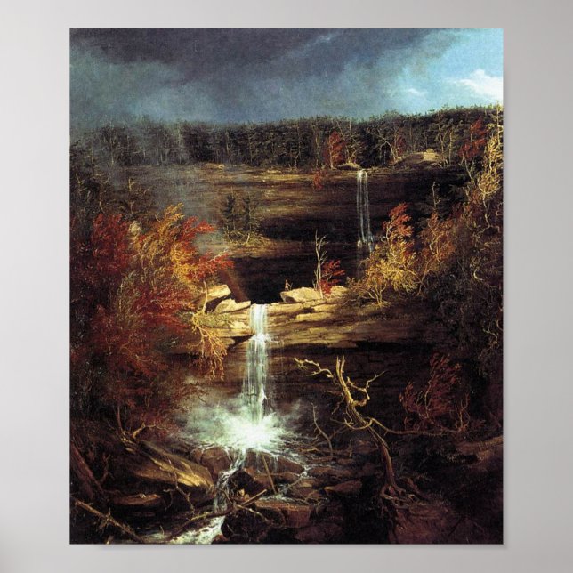 Póster Thomas Cole: Caídas de la Kaaterapia (1826) (Frente)