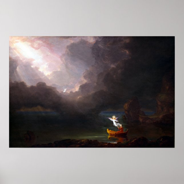 Póster Thomas Cole El viaje de la vejez (Frente)