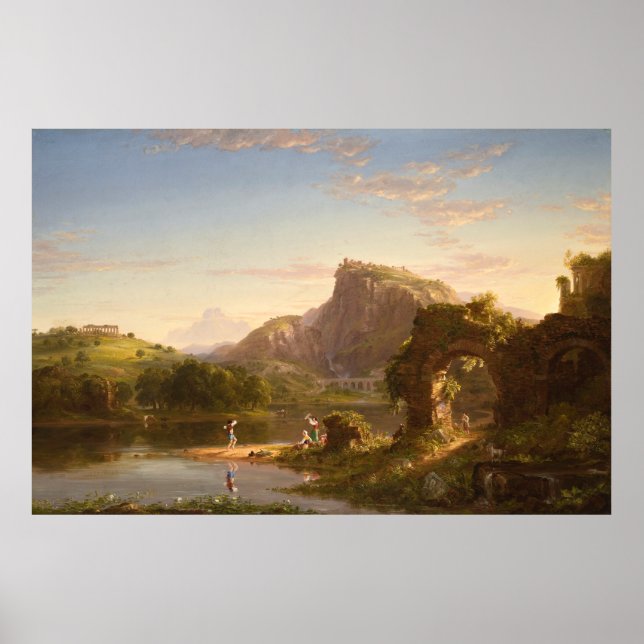 Póster Thomas Cole L'Allegro (Frente)