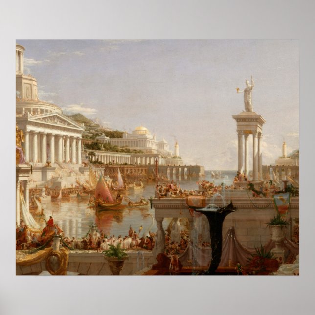 Póster Thomas Cole Perfection El curso del imperio (Frente)