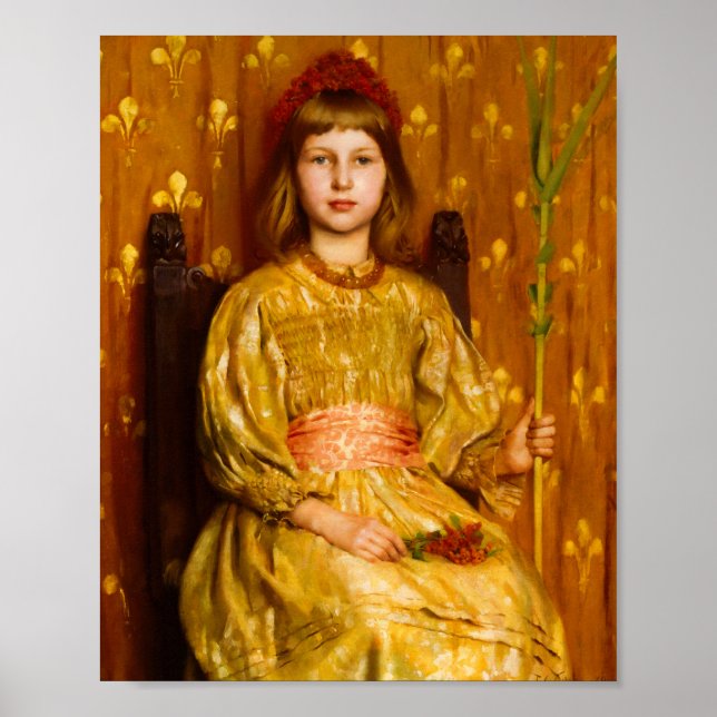 Póster Thomas Cooper Gotch: Mi corona y cetro, 1891 (Frente)