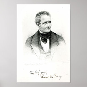 Póster Thomas de Quincey