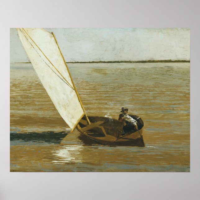 Póster Thomas Eakins - Vela (Frente)