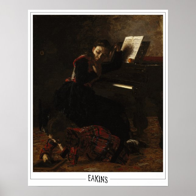 Póster Thomas Eakins Zedign Art Poster #19 (Frente)