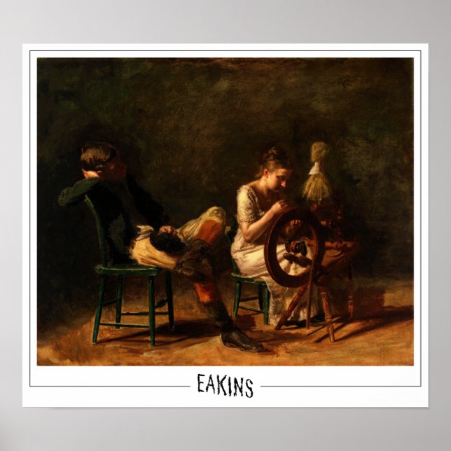 Póster Thomas Eakins Zedign Art Poster #21 (Frente)