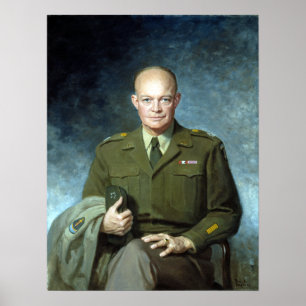 Póster Thomas Edgar Stephens Dwight D. Eisenhower