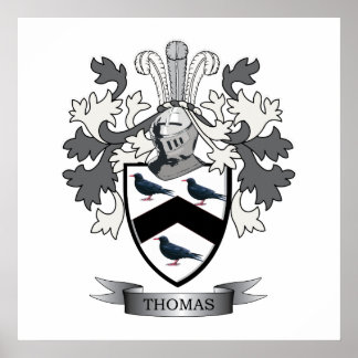 Póster Thomas Family Crest
