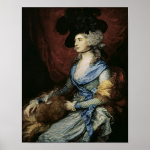 Póster Thomas Gainsborough Mrs Sarah Siddons, the actres