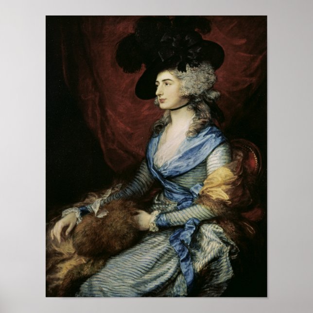 Póster Thomas Gainsborough |Mrs Sarah Siddons, the actres (Frente)