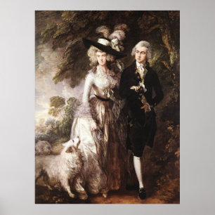 Póster Thomas Gainsborough, Sr. y Sra. William Hallett