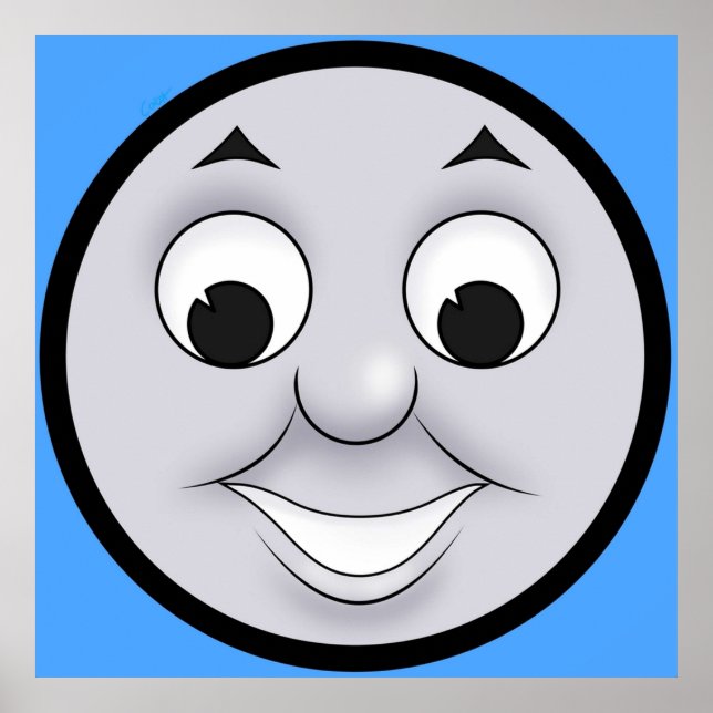 Póster Thomas happy face personalizado ver (Frente)