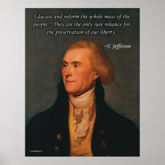Póster Thomas Jefferson