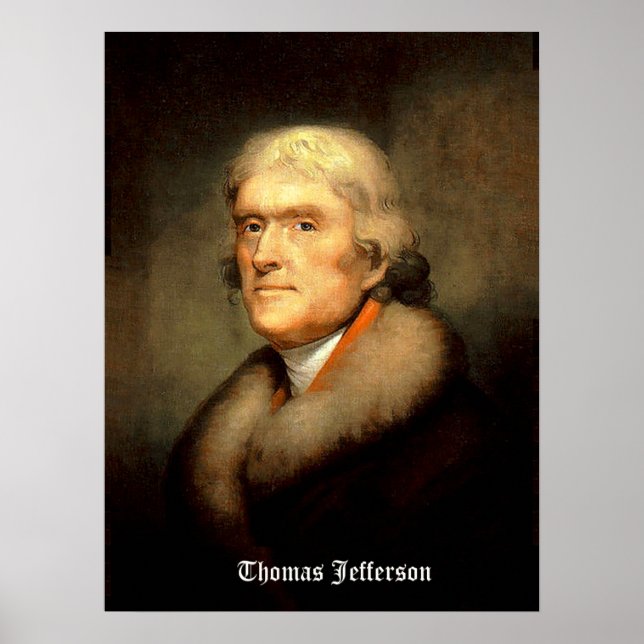 Póster Thomas Jefferson (Frente)